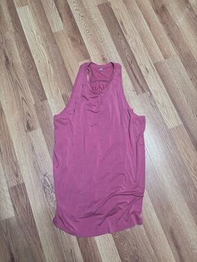 Women's Sleeveless Scoop Tank Top - Rose Pink